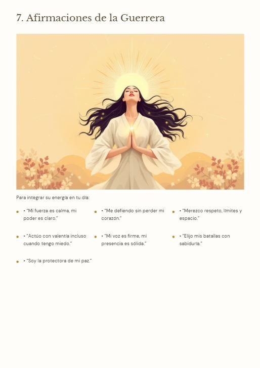 Meditación de la Diosa Guerrera
